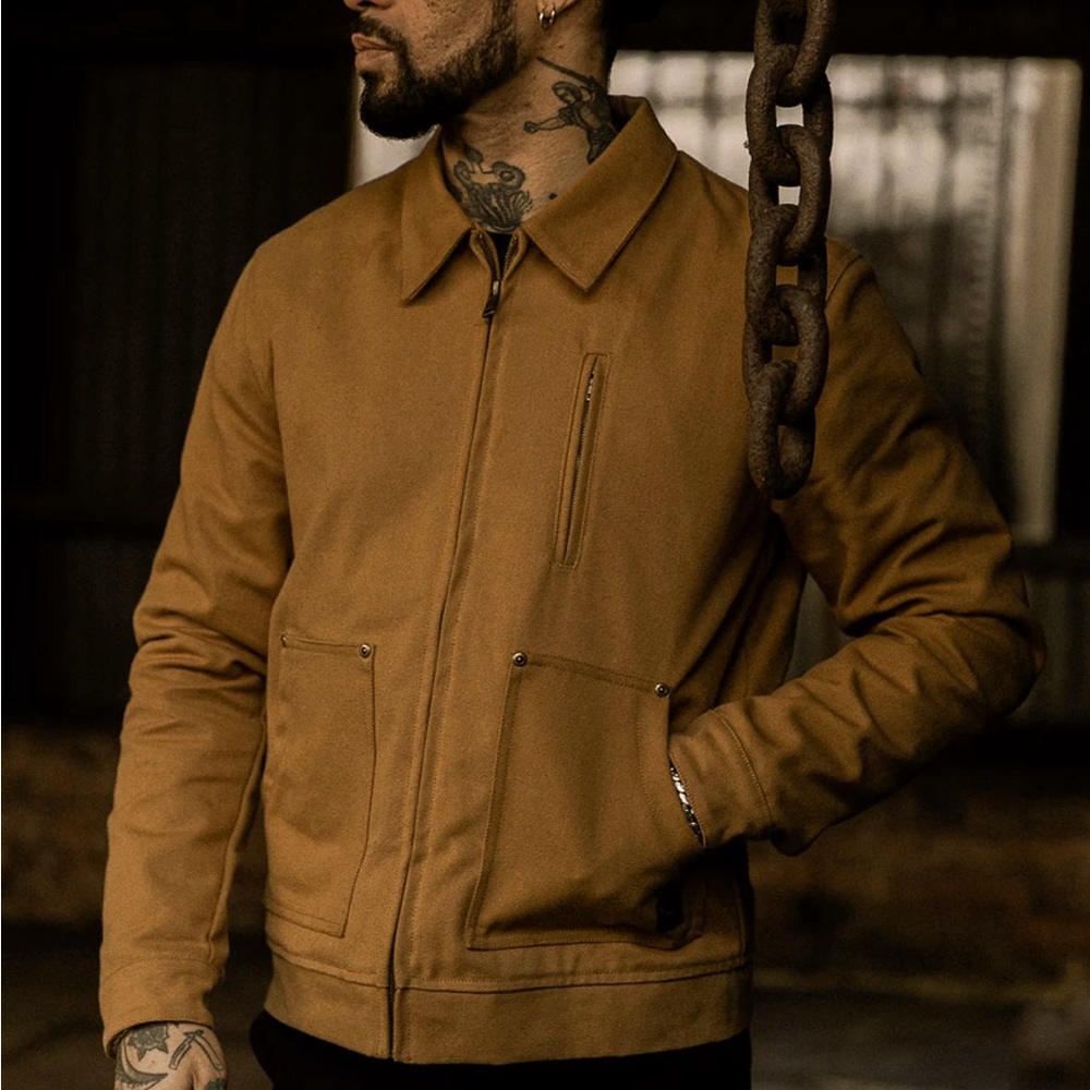 Brand new P&Co ‚The Mechanic Jacket’ in tobacco. Size M.